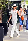 New York, NY - - *EXCLUSIVE* - Padma Lakshmi looks stylish in a safari inspired outfit as she steps out on a sunny day in NYC. Pictured: Padma Lakshmi *UK Clients - Pictures Containing Children Please Pixelate Face Prior To Publication*, Image: 427796736, License: Rights-managed, Restrictions: , Model Release: no, Credit line: Jawad Elatab / BACKGRID / Backgrid USA / Profimedia