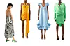 Haljina otvorenih leđa H&M (59,99 eura)/ drapirana haljina Johanna Ortiz; Matchesfashion (1011 eura)/ haljina s volanima Kika Vargas; Matchesfashion (605 eura)/ haljina Balenciaga; Matchesfashion (1350 eura)