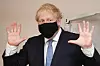 LONDON, ENGLAND - JULY 24: (Alternate crop of #1227758502) Prime minister Boris Johnson wears a face mask as he visits Tollgate Medical Centre in Beckton on July 24, 2020 in London, England. (Photo by Jeremy Selwyn - WPA Pool/Getty Images)