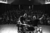Filip Sertić i Fabijan Pavao Medvešek na sceni nakon premijere