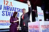 Sanja Musić Milanović i Zoran Milanović u Tvornici kuture nakon prvog kruga predsjedničkih izbora