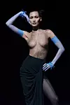 Bella Hadid za novu Mugler kolekciju proljeće/ljeto 2021. Fotografija: Profimedia