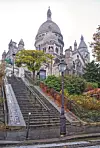 Staricase leading up to Basilique of the Sacré Cœur