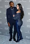 Kanye West and Kim Kardashian West