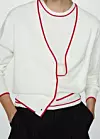 Vesta s kontrastnim obrubom (XS-M, XL veličine) Prije: 39,99 eura Sada: 22,99 eura