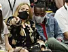 Adele i Rich Paul na košarkaškoj utakmici..
