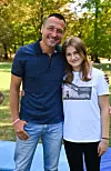 Bruno Šimleša s kćerkom Anabelom