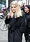 London, UNITED KINGDOM - American singer-songwriter and the judge on 'The Voice', Meghan Trainor seen leaving BBC Radio Zoe Ball show wearing velvet bathrobe in London. *UK Clients - Pictures Containing Children Please Pixelate Face Prior To Publication*, Image: 500016537, License: Rights-managed, Restrictions: , Model Release: no, Credit line: BACKGRID / Backgrid UK / Profimedia
