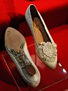 PHILADELPHIA - OCTOBER 1: Princess Diana's wedding slippers are displayed at a preview of the traveling