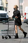09/22/2020 EXCLUSIVE: Diane Kruger looks chic while grocery shopping in Los Angeles. The 44 year old German actress wore a black face mask, matching mini dress, and black combat boots.,Image: 559266111, License: Rights-managed, Restrictions: Exclusive NO usage without agreed price and terms. Please contact sales@theimagedirect.com, Model Release: no, Credit line: TheImageDirect.com / The Image Direct / Profimedia