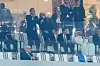 David Beckham i Youri Djorkaeff gledaju susret Argentine i Nizozemske