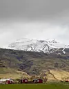 Ledenjak Eyafjallajokull koji pokriva vulkan