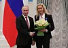 Ruski predsjednik Vladimir Putin odlikovao ju je ordenom za zasluge.