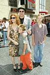 Susan Sarandon i Tim Robbins sa sinovima Milesom i Jackom na otkrivanju njezine zvijezde na Stazi slavnih u Hollywoodu