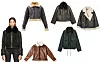 Jakna s vunenim ovratnikom Diesel (734 eura)/ kratka shearling jakna David Koma; Matches Fashion (2050 eura)/ krznena dvostrana jakna Mango (599,90 kn)/ kožna jakna s krznom H&M (79,99 eura)/ jakna s ovratnikom opuštenog kroja Zara (499,90 kn)/ smeđa jakna avijatičarskog stila Stradivarius (449,90 kn)