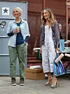 Sarah Jessica Parker i Cynthia Nixon na setu serije.