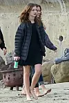 Walkerova kći 2013. godine na obiteljskom druženju na plaži