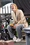 Claire Danes uživa na njujorškom setu