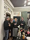 Dragan Despot sa scenografkinjom Dinkom Jeričević, Elizabetom Kulmer i sinom Josipom