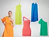 S prorezom i puff rukavom - £45 (Asos) // Self-Portait teksturirana haljina s prorezom - €400 (Net-a-porter) // Haljina s preklopnim izrezom - 49,90 kn (Mango) // Gauge81 ružičasta asimetrična haljina - €340 (Net-a-porter) // Pamučna s kratkim rukavom - €59 (Cos)