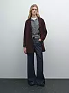 Massimo Dutti kaput srednje duljine od antilop kože (399 eura)