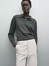 Massimo Dutti pulover polo stila od mješavine vune (69,95 eura)