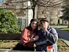Glumca Borisa Miholjevića posjetila su njegova djeca, iznenadivši ga kavom i kolačima na otvorenom.
