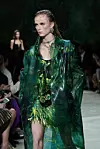 MILAN, ITALY - SEPTEMBER 20: Rianne Van Rompaey walks the runway at the Versace show during the Milan Fashion Week Spring/Summer 2020 on September 20, 2019 in Milan, Italy. (Photo by Vittorio Zunino Celotto/Getty Images)