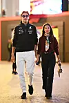 George Russell i Carmen Montero Mundt u Las Vegasu
