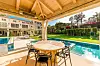 This is the stunning Malibu mansion where Harry and Meghan Markle are reportedly planning to stay to test out Southern California living post Megxit. The Sussexes who officially step down as senior royals on March 31 are said to be planning a trip to Petra Manor, which costs an eye-watering ,900-a-night to rent. The couple are said to be keen to have a base in California, and this property will give them the chance to experience what living in the state would be like. The property boasts eight bedrooms, ten bathrooms, an outdoor pool and BBQ area, a home movie theater, dance studio and more. It is hosted by Stay Awhile Villas. While the companys owner wouldnt confirm Meghan and Harrys stay, he did explain to DailyMail.com: 'Stay Awhile Villas is often contacted by high profile families seeking to test neighborhoods throughout Los Angeles before making any move permanent. 'This is the perfect property for anyone wanting to move to the area and Harry and Meghan will want to see if Malibu suits their lifestyle. 'The house is a short term rental, many people come to Malibu looking for a home and they will rent somewhere first to see if it makes sense for them and their family. The source added: 'The house is a short term rental, many people come to Malibu looking for a home and they will rent somewhere first to see if it makes sense for them and their family. 'Homes in Malibu don't come cheap so it wouldn't make any sense to buy so quickly. Harry and Meghan have said they plan to split their time between the UK and North America; they have spent the past few months at a stunning million waterside mansion on Canadas Vancouver Island with their baby son Archie. But according to insiders, the pair are also keen to have a California residence, where they would be nearby to Meghans mother Doria Ragland and have access to Silicon Valley and Hollywood. 10 Mar 2020, Image: 505138669, License: Rights-managed, Restrictions: World Rights, Model Release: no, Credit line: StayAWhileVillas/ MEGA / The Mega Agency / Profimedia