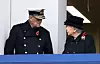 LONDON, ENGLAND - NOVEMBER 12: Prince Philip, Duke of Edinburgh and Queen Elizabeth II during the annual Remembrance Sunday memorial on November 12, 2017 in London, England. The Prince of Wales, senior politicians, including the British Prime Minister and representatives from the armed forces pay tribute to those who have suffered or died at war. (Photo by Chris Jackson/Getty Images)