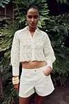 Zara cropped košulja s ažurom (25,95 eura)