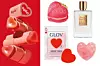 Rumenila Hey Sugar, Cupid’s Crush i Make Him Blush, svako 19,99 € (150,61 kn), kyliecosmetics.com KYLIE COSMETICS/ Strawberry Crumble kupka od jagoda 8,90 € (67,06 kn) LUSH/ Can’t Stop Loving You mirisni spoj narančina cvijeta, meda i jasmina EdP 50 ml, 235 € (1770,61 kn) BY KILIAN/ Heart Pads set s 5 višekratnih jastučića za čišćenje lica 10,39 € (78,28 kn) GLOV/ Love Gua Sha masažer za lice od ružičastog kvarca 36,59 € (275,68 kn) ROSENTAL ORGANICS