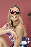 Jednodijelni kupaći Desigual, 529 kn, FASHION&FRIENDS Ogrlice i vezica za naočale, GLORIA I CLOUD&CO.