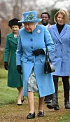 Queen Elizabeth II arrives at St Peter and St Paul church, in West Newton, Norfolk, to attend a Sunday service., Image: 496048463, License: Rights-managed, Restrictions: , Model Release: no, Credit line: Joe Giddens / PA Images / Profimedia