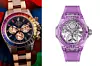 Rainbow Daytona by Rolex i Big Bang Tourbillon Automatic Purple Sapphire by Big Bang