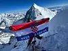Hrvatska zastava se prvi put zavijorila na vrhu Lhotse