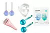 OMOROVICZA Cooling Derma-Globes hladne kugle za zaglađivanje, učvršćivanje i masažu licu / CHARLOTTE TILBURY Cryo-Recovery maska za lice s tehnologijom krioterapije/SKIN GYM Ice Coolie roler za hladnu masažu kože lica i vrata / FRAÎCHEUR PARIS Ice Globes hladne kugle za masažu lica/DR. JART+ Cryo Rubber So Cold Duo maske za lice za njegu, smirivanje i zaglađivanje kože