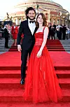 LONDON, ENGLAND - APRIL 09: Rose Leslie and Kit Harington attend The Olivier Awards 2017 at Royal Albert Hall on April 9, 2017 in London, England. (Photo by Jeff Spicer/Getty Images)