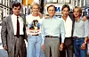 Kirk Douglas sa sinovima Michaelom, Joelom, Peterom i Ericom