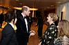 Princa je dočekala Sara Putt, zamjenica predsjednice BAFTA-e i predsjednica televizijskog odbora BAFTA-e