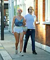 London, UNITED KINGDOM - *PREMIUM-EXCLUSIVE* - PICTURES TAKEN ON 06/08/2020 - What would Daddy say?? Boris Becker’s daughter, Anna Ermakova shows her cheeky side and goes braless in posh Chelsea. Anna left all the men open-mouthed and gagging for breath when they spotted Anna walking past them with her very skimpy shorts which didn't leave much to the imagination and it really took their breath away when she bent over and showed a lot more! Anna and her boyfriend were spotted being romantic with each other on their walk. They were seen kissing and both being pretty frisky on their walk and touching each other’s bums! Anna couldn’t stop taking selfies of herself as her boyfriend went into the cinema to check out what films were showing. When they left they headed to the Thames Embankment where they took a Uber boat. You would be forgiven not knowing anything about Uber boats, but it seems these days Uber are getting into everything. Anna and her boyfriend put on their masks as they got on the boat and Anna continued to take more photos of both herself and the views on her travels. BACKGRID UK 9 AUGUST 2020,Image: 551119987, License: Rights-managed, Restrictions: , Model Release: no, Credit line: TOPSTAR / BACKGRID / Backgrid UK / Profimedia
