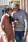 Studio City, CA - Selma Blair seen leaving Alfred's on Thursday with boyfriend Ron Carlson. They talk to friends before heading to Joan's on Third for lunch. Selma looks cute in a dress as she walks and gives Ron a kiss. BACKGRID USA 20 FEBRUARY 2020, Image: 499913143, License: Rights-managed, Restrictions: , Model Release: no, Credit line: Phamous / BACKGRID / Backgrid USA / Profimedia