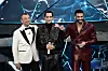 Marco Mengoni s glavnim voditeljem večeri Amadeusom i Mahmoodom koji se i ove godine natječe na festivalu