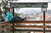 Jelena Holenko Pirc na Japlenškom vrhu iznad Delnica.