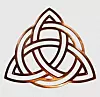 Triquetra ili irski trojstveni čvor poslužio je kao inspiracija za Kateinu frizuru