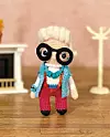 Lutka napravljena po uzoru na Iris Apfel.