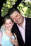 Alec Baldwin i Ireland dok je bila djevojčica.