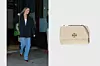 Margot Robbie s Bottega Veneta torbom/ prošivena torba Tory Burch; Karla (640 eura)