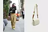 Emily Ratajkowski s Loewe torbom/ mekana torba Zara (29,95 eura)